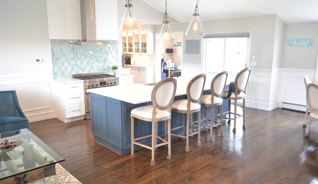 New Reno Hamptons Waterfront Beach House wBackyard Pool Oasis, and Private Beach