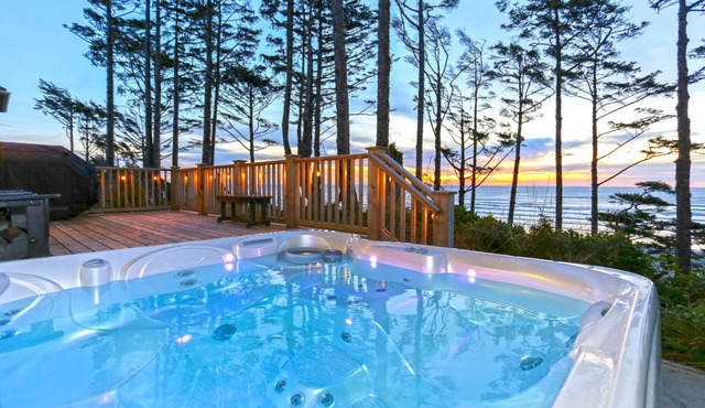 *New* Seabrook's The West Winds: Oceanfront, Hot Tub, Dog Friendly!