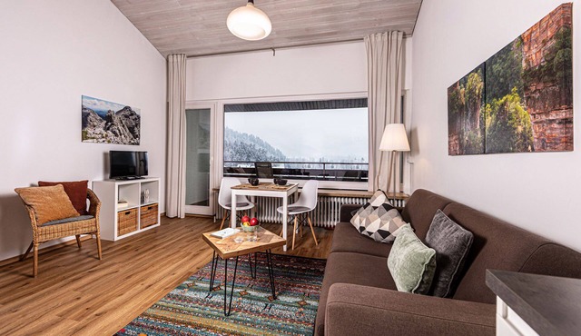 New studio Berglaune with fantastic mountain views