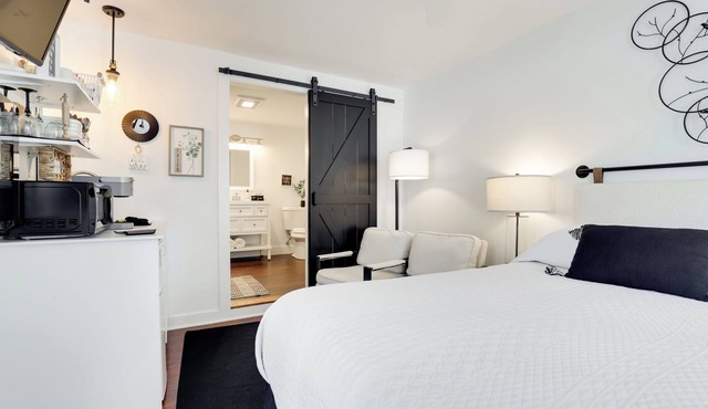 New Studio Walkable to Lake & Village w/ Pool!