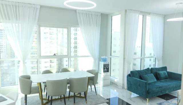 New sunny spacious 2BR beach view APT