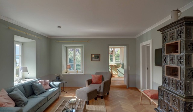New top-equipped vacation apartment - 20m to the lake in historic monastery fiefdom