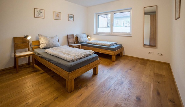 Newly built apartment in a quiet location with parking in front of the door