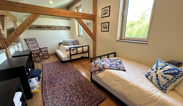Newly built, large modern timber frame apartment in Charlotte, VT