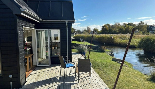 Newly built tiny house with river views