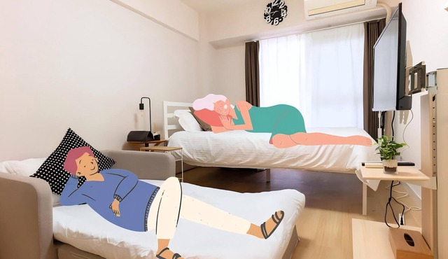 Newly - installed elevator cozy 3 - person apartment in Chuo - ku.