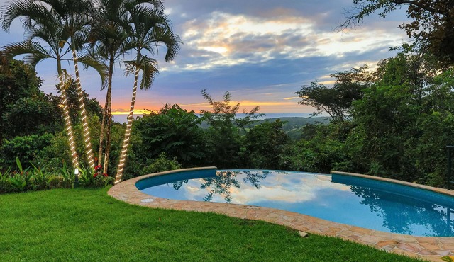 Newly Listed Marvelous Jungle Oasis with Ocean Views