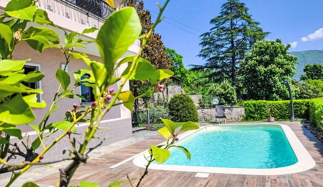 Nice apartment for 4 guests with private pool, WIFI, TV, patio and panoramic view