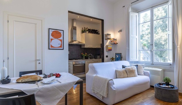 Nice apartment for 4 guests with WIFI, A/C, TV, balcony and panoramic view