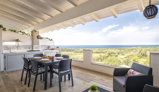 Nice apartment for 4 guests with WIFI, A/C, TV, terrace and panoramic view