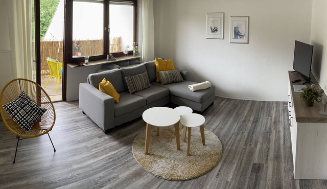 Nice central apartment with S-Bahn connection to Heidelberg and castle view