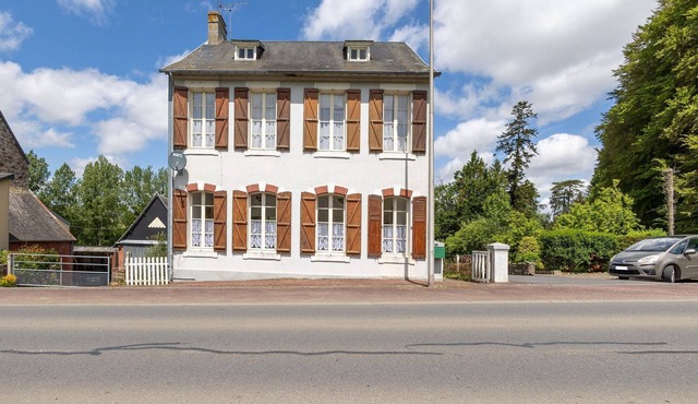Nice holiday home in Hambye with parking