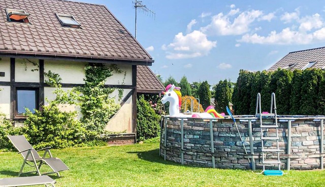 Nice home in Mscice with swimming pool