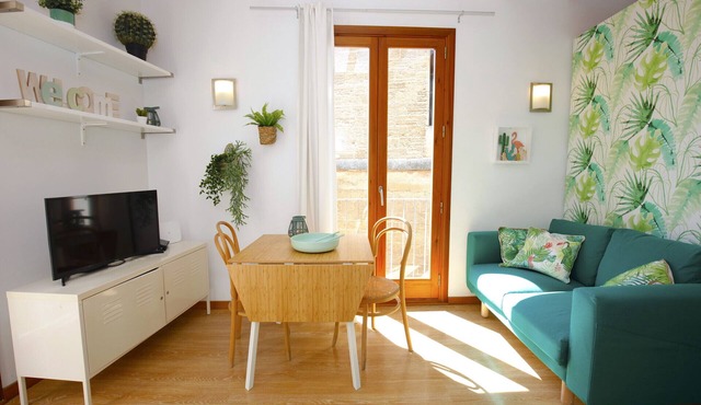 Nice Studio in Palma Centro, Bright with Balcony, Wifi, Air Conditioning