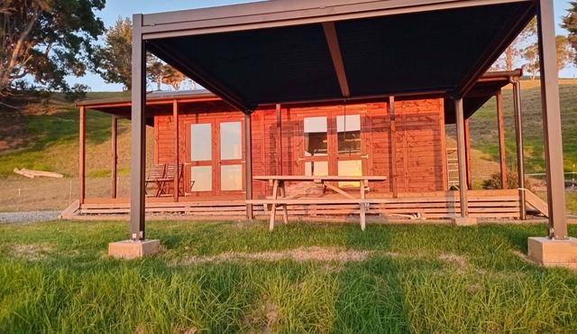 No other quite like it! Waterfront private cabin stay.