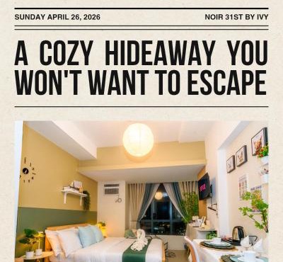 Noir 31st a boutique type staycation in the heart of QC