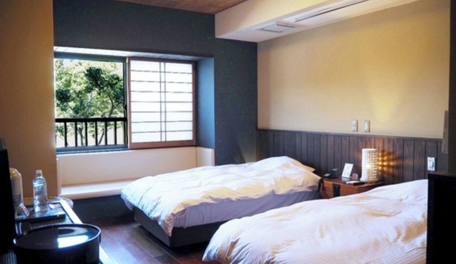 Nonsmoking Barrierfree twin room 2 meals | Kuroshio /Shimanto Kōchi