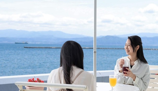 Nonsmoking Ocean view Westernstyle twin room /Ibusuki Kagoshima