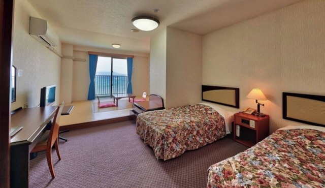 NonsmokingWithout MealsJapaneseWestern room for 2 people with ocean view balcony /Kunigami-gun Okinawa