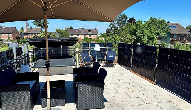 Nordeifel - Holiday apartment 75m2 with 50 m2 sun terrace... completely furnished