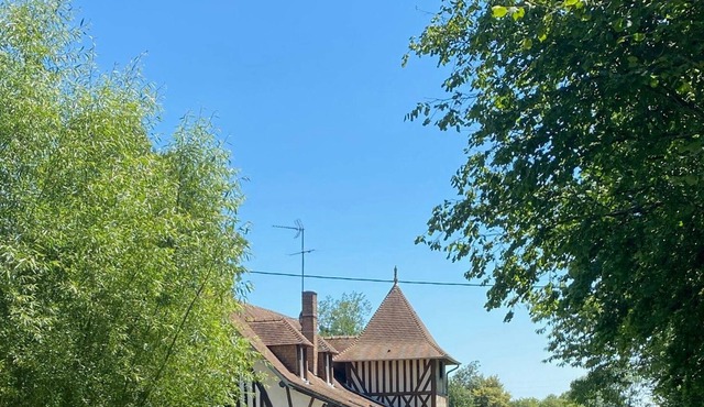 Norman half-timbered house full of charm