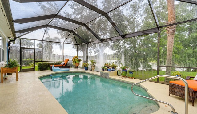 North Fort Myers Home w/Heated Pool & Lake Views!