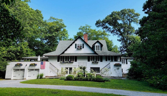 North Shore Four-Bedroom Country Manor with private beach.
