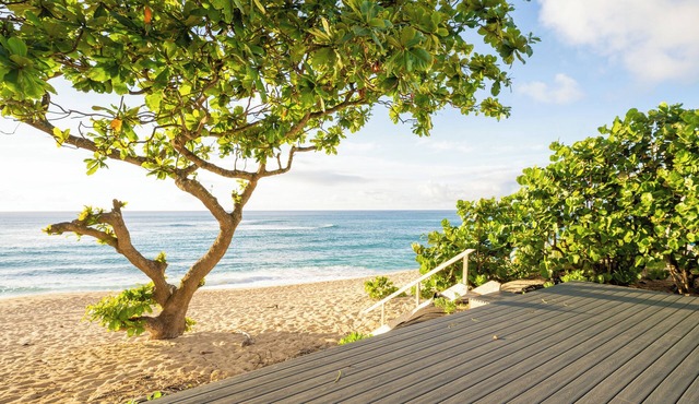 North Shore Oceanfront Retreat Sunset Beach