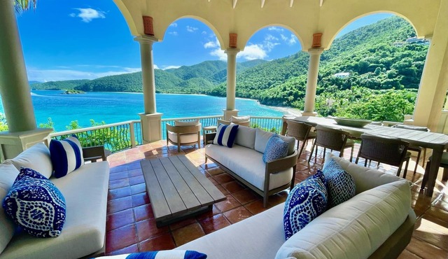 North Shore Waterfront with Beach Access & Big Views of the Clear Water Below