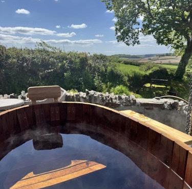 Nuthatch Cottage on-site spa XL hot tube sauna