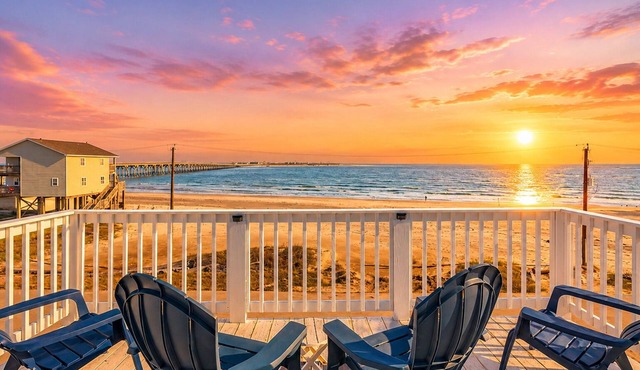 Oasis | Beachfront | Volleyball Court | Sleeps 12