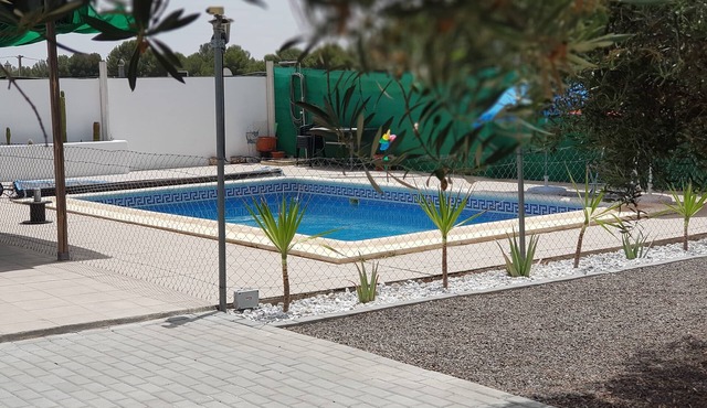 Oasis Pool in the Desert | BBQ and Garden