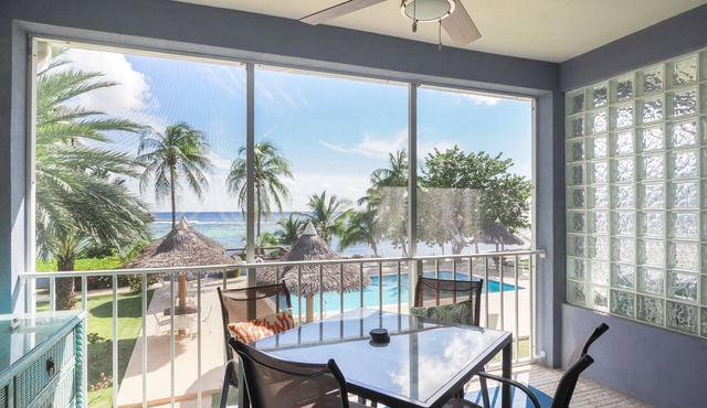 Ocean front 2 bedroom condo with pool