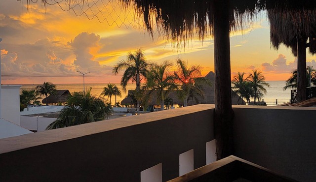 Ocean Front 3 bedroom Luxury home in Cozumel