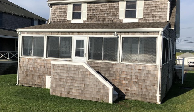 Ocean front home on Duxbury Beach