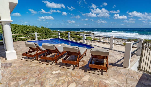 Ocean front villa located on the beach