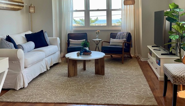Ocean front with views from every window, walk to beach and dining!