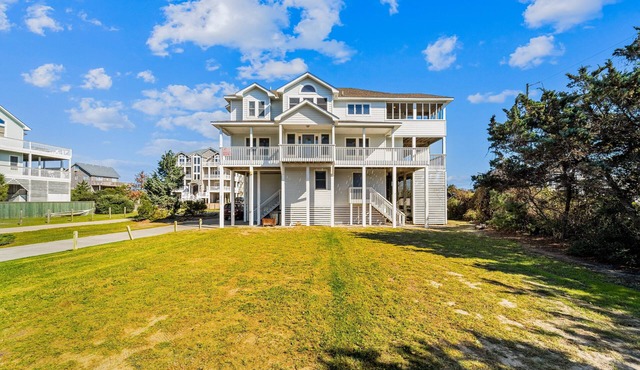 Ocean-view home with pool, hot tub, grill, decks & pool table