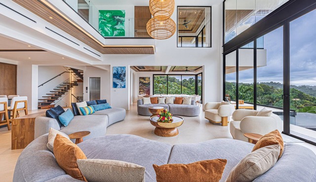 Ocean View Rainforest Mansion | 10BR, Chef, Cinema & Pools — close to Manuel Antonio National Park