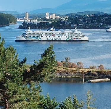 Ocean View Self-Contained Studio Suite, Near Ferry in Quiet Forested Area