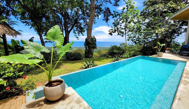 Ocean View Villa Surrounded By Rainforest 5 Mins To Beach Near Manuel Antonio Pk