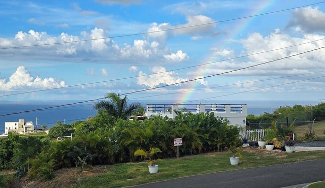 Ocean views at Mama Ramona's in Quebradillas
