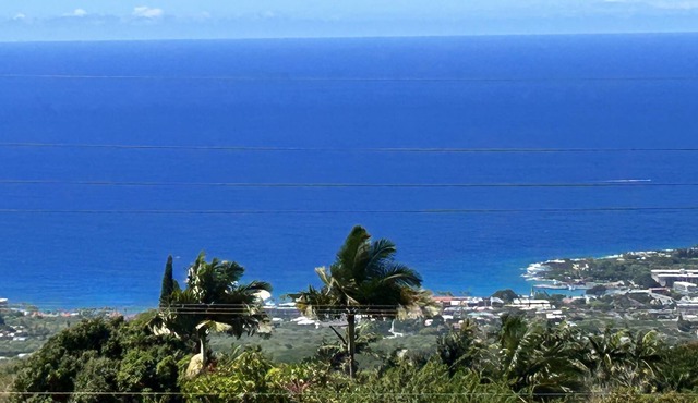 Ocean Views/King Bd + Star Gazing! Private Lanai, Private Entry Self Checkin/Out