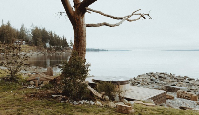 Oceanfront luxury suite with hot tub, sauna, pet friendly - Hemlock Suite