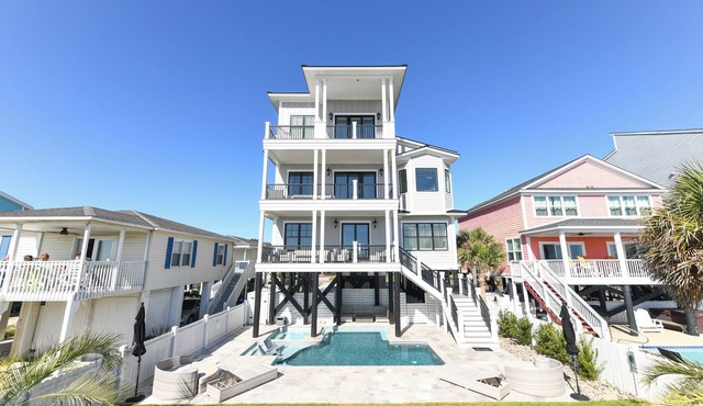 Oceanfront 10 BR Beach House with a Private Pool and Hot Tub! Dune Our Thing