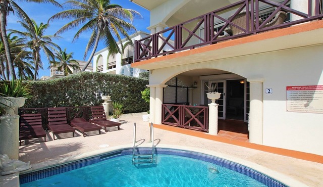 Oceanfront 2-bed Apt with Pool near Surfing - Rosalie #2