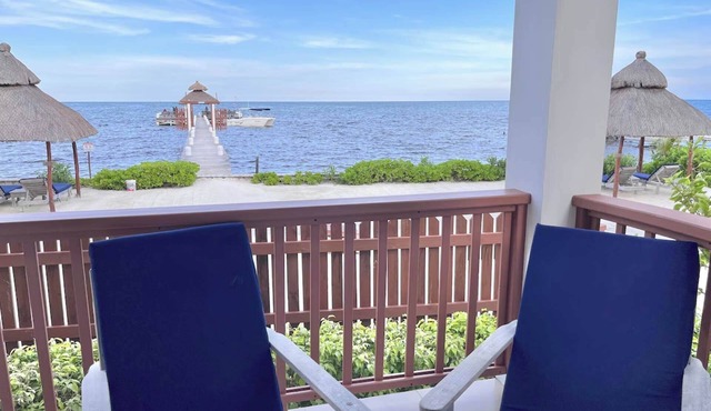 Oceanfront 2 bed/2 bath Velento#2/private dock, pool, free paddleboards