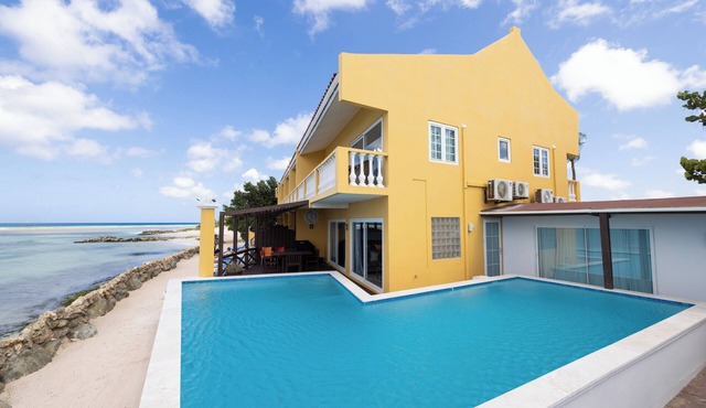 Oceanfront Beach Chalet w Private Pool