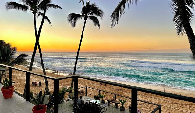 Oceanfront Flat Sunset Beach Legendary North Shore