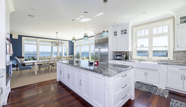 Oceanfront home with panoramic water views
